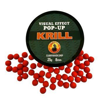 Бойли POP-UP Visual Effect Krill d.8mm 114 фото